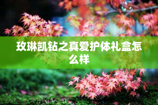 玫琳凯钻之真爱护体礼盒怎么样