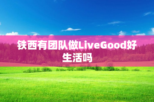 铁西有团队做LiveGood好生活吗