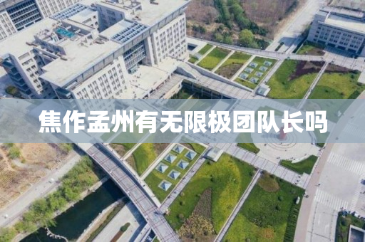 焦作孟州有无限极团队长吗