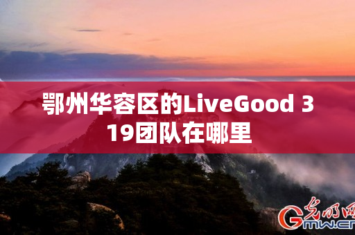 鄂州华容区的LiveGood 319团队在哪里
