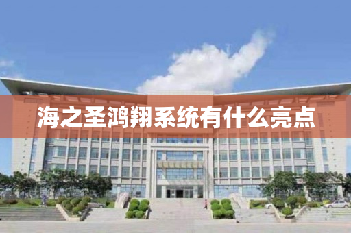 海之圣鸿翔系统有什么亮点