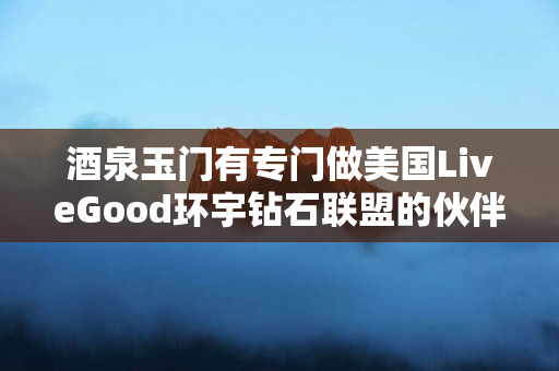 酒泉玉门有专门做美国LiveGood环宇钻石联盟的伙伴吗