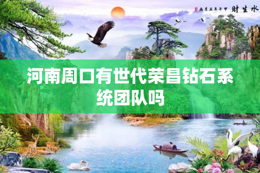河南周口有世代荣昌钻石系统团队吗