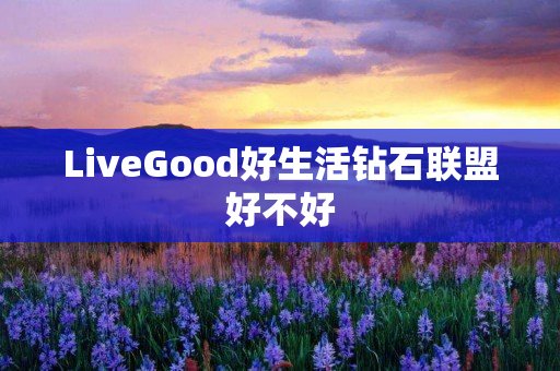 LiveGood好生活钻石联盟好不好