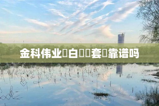 金科伟业淨白護膚套裝靠谱吗
