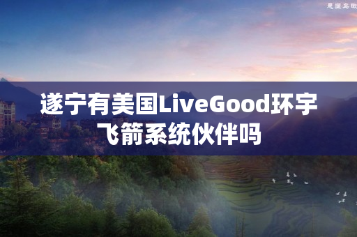 遂宁有美国LiveGood环宇飞箭系统伙伴吗