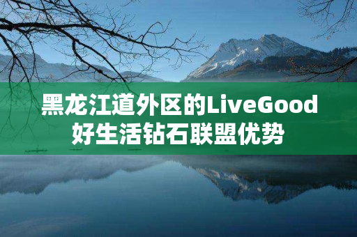 黑龙江道外区的LiveGood好生活钻石联盟优势