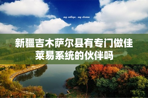 新疆吉木萨尔县有专门做佳莱易系统的伙伴吗