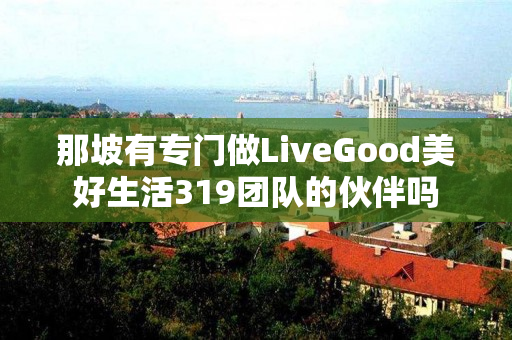 那坡有专门做LiveGood美好生活319团队的伙伴吗
