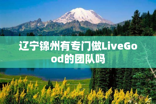 辽宁锦州有专门做LiveGood的团队吗