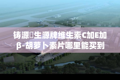 铸源昇生源牌维生素C加E加β-胡萝卜素片哪里能买到