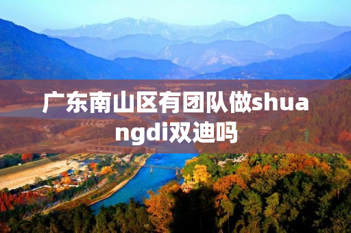 广东南山区有团队做shuangdi双迪吗