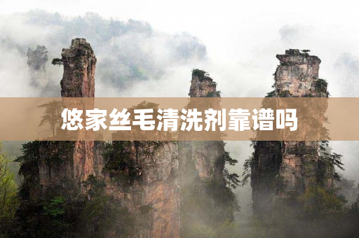 悠家丝毛清洗剂靠谱吗