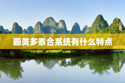 圃美多泰合系统有什么特点