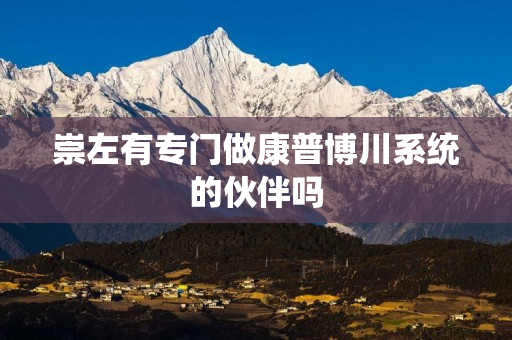 崇左有专门做康普博川系统的伙伴吗