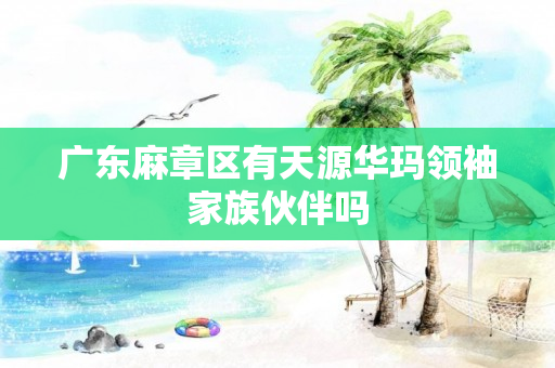 广东麻章区有天源华玛领袖家族伙伴吗