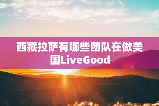 西藏拉萨有哪些团队在做美国LiveGood