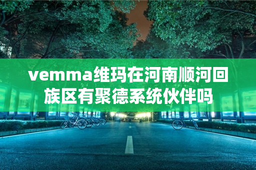 vemma维玛在河南顺河回族区有聚德系统伙伴吗