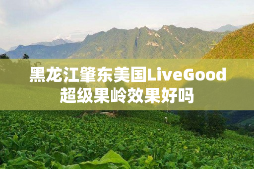 黑龙江肇东美国LiveGood超级果岭效果好吗