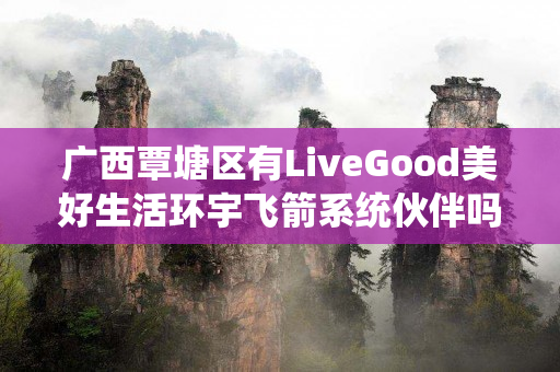 广西覃塘区有LiveGood美好生活环宇飞箭系统伙伴吗