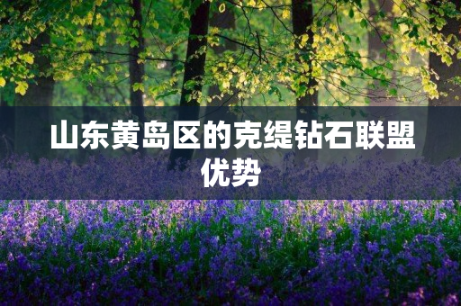 山东黄岛区的克缇钻石联盟优势