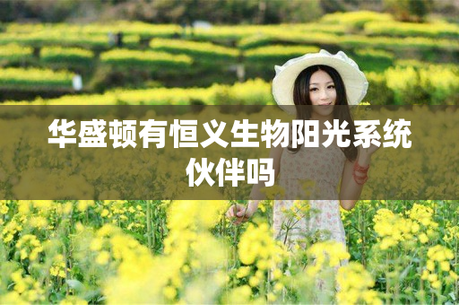 华盛顿有恒义生物阳光系统伙伴吗