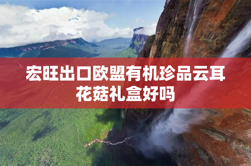 宏旺出口欧盟有机珍品云耳花菇礼盒好吗