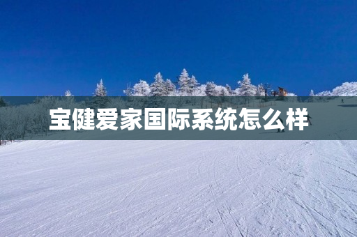 宝健爱家国际系统怎么样