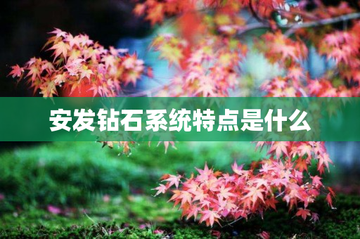 安发钻石系统特点是什么