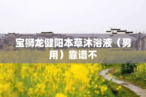 宝狮龙健阳本草沐浴液（男用）靠谱不