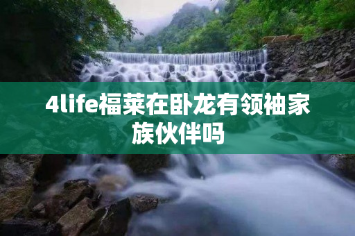 4life福莱在卧龙有领袖家族伙伴吗