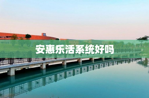 安惠乐活系统好吗