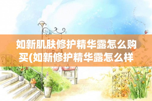 如新肌肤修护精华露怎么购买(如新修护精华露怎么样)