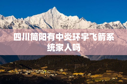 四川简阳有中炎环宇飞箭系统家人吗