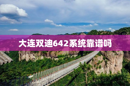 大连双迪642系统靠谱吗