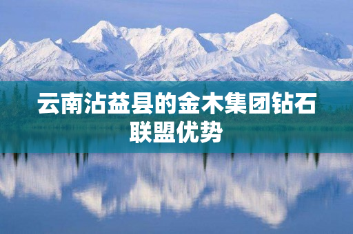 云南沾益县的金木集团钻石联盟优势