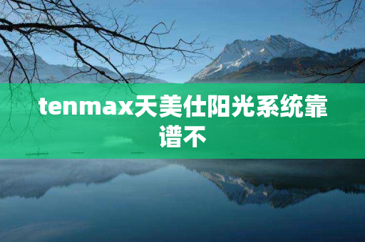 tenmax天美仕阳光系统靠谱不
