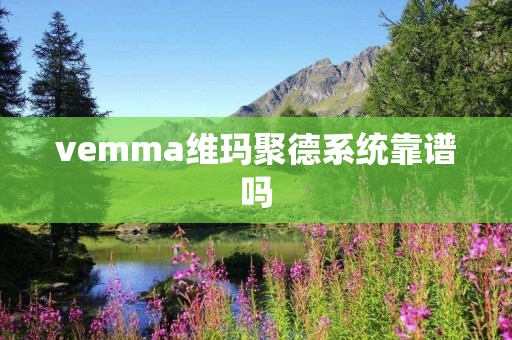 vemma维玛聚德系统靠谱吗