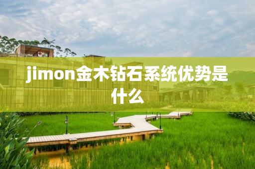 jimon金木钻石系统优势是什么