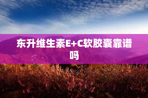 东升维生素E+C软胶囊靠谱吗