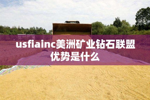 usfiainc美洲矿业钻石联盟优势是什么
