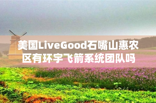 美国LiveGood石嘴山惠农区有环宇飞箭系统团队吗