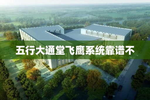 五行大通堂飞鹰系统靠谱不