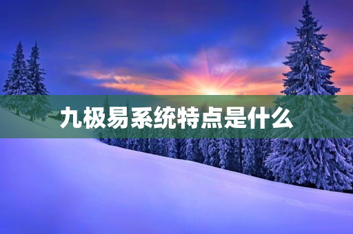 九极易系统特点是什么