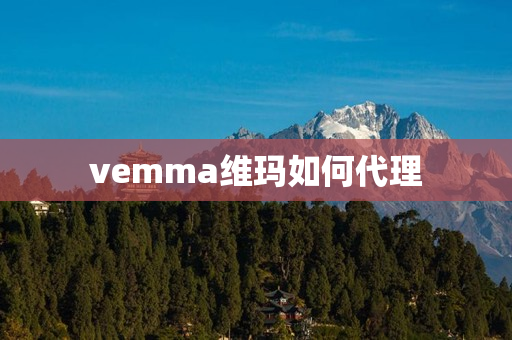 vemma维玛如何代理