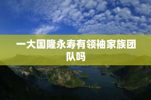 一大国隆永寿有领袖家族团队吗