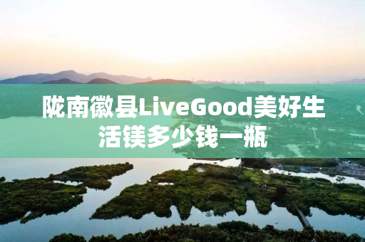 陇南徽县LiveGood美好生活镁多少钱一瓶
