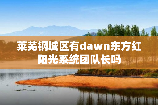 莱芜钢城区有dawn东方红阳光系统团队长吗