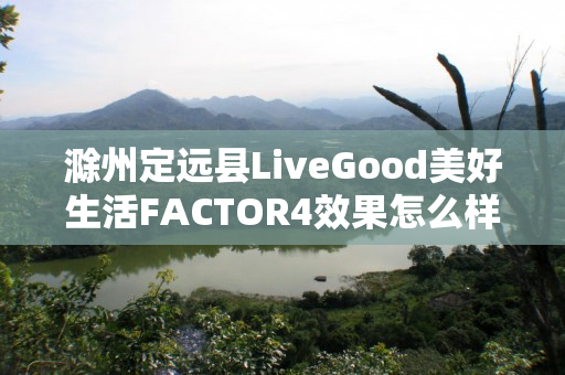 滁州定远县LiveGood美好生活FACTOR4效果怎么样