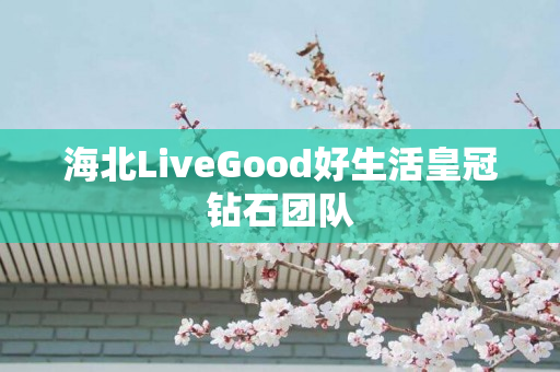 海北LiveGood好生活皇冠钻石团队